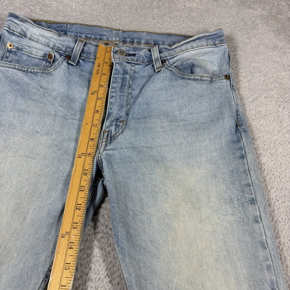 Levi's 511 Slim Fit Jeans Mens 33x30 Light Wash Blue Stretch Denim 04511
